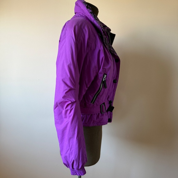 Must Have Vintage 80s/90s Obermeyer Retro ski jacket in bold purple 💜 - Picture 3 of 15